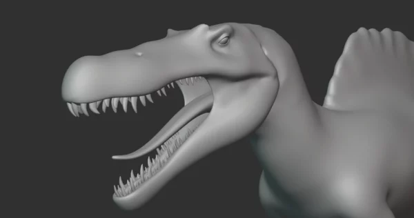 Siamosaurus Basemesh 3D Model Free Download 3D Model Creature Guard 7