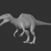 Sigilmassasaurus Basemesh 3D Model Free Download 3D Model Creature Guard 12