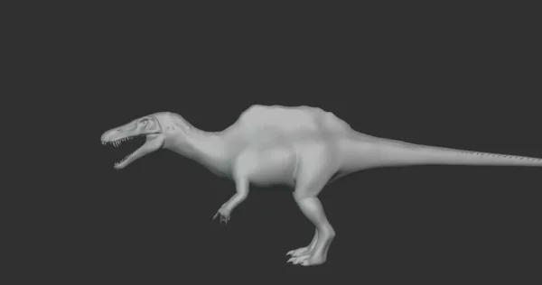 Sigilmassasaurus Basemesh 3D Model Free Download 3D Model Creature Guard 5