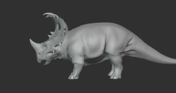 Sinoceratops Basemesh 3D Model Free Download 3D Model Creature Guard 5