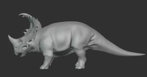 Sinoceratops Basemesh 3D Model Free Download 3D Model Creature Guard 7