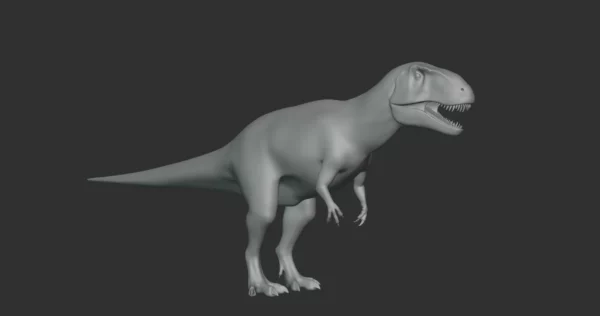 Sinraptor Basemesh 3D Model Free Download 3D Model Creature Guard 4