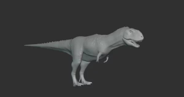 Skorpiovenator Basemesh 3D Model Free Download 3D Model Creature Guard 4