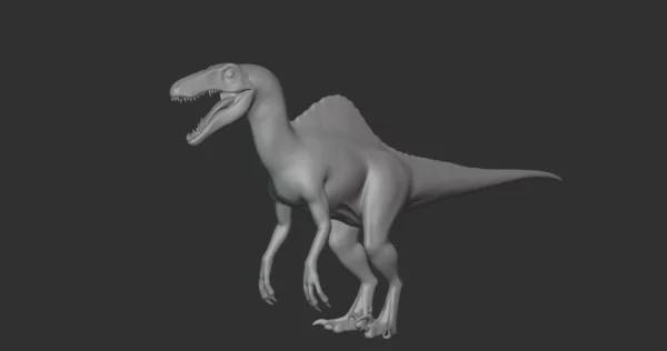 Spinoraptor Basemesh 3D Model Free Download 3D Model Creature Guard 3