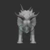 Stegoceratops Basemesh 3D Model Free Download 3D Model Creature Guard 14