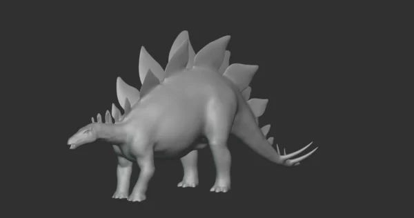 Stegosaurus Basemesh 3D Model Free Download 3D Model Creature Guard 3