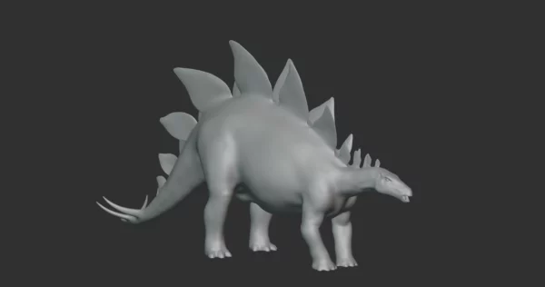 Stegosaurus Basemesh 3D Model Free Download 3D Model Creature Guard 4