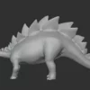 Stegosaurus Basemesh 3D Model Free Download 3D Model Creature Guard 14