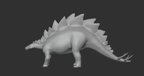 Stegosaurus Basemesh 3D Model Free Download 3D Model Creature Guard 5