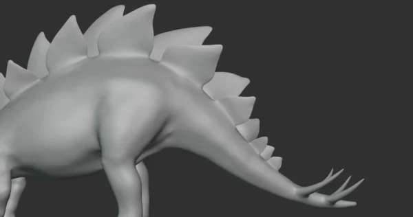 Stegosaurus Basemesh 3D Model Free Download 3D Model Creature Guard 8