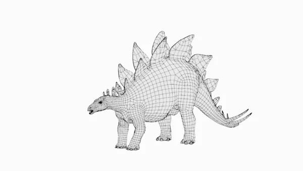Stegosaurus Basemesh 3D Model Free Download 3D Model Creature Guard 9