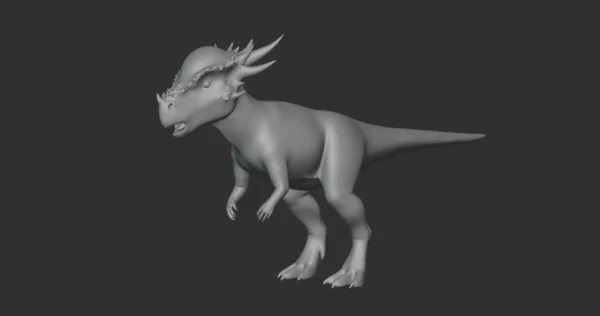 Stygimoloch Basemesh 3D Model Free Download 3D Model Creature Guard 3