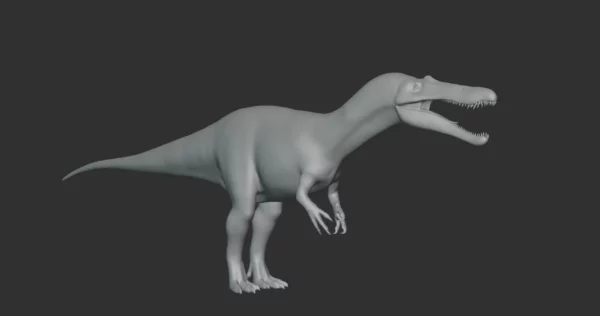 Suchomimus Basemesh 3D Model Free Download 3D Model Creature Guard 4