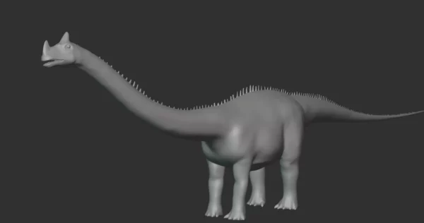 Supersaurus Basemesh 3D Model Free Download 3D Model Creature Guard 3