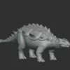 Tarchia Basemesh 3D Model Free Download 3D Model Creature Guard 13