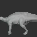 Tenontosaurus Basemesh 3D Model_(4)