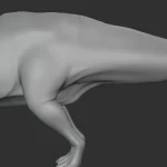 Tenontosaurus Basemesh 3D Model_(7)