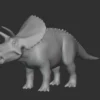 Torosaurus Basemesh 3D Model Free Download 3D Model Creature Guard 12