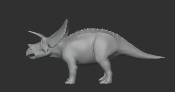 Torosaurus Basemesh 3D Model Free Download 3D Model Creature Guard 5