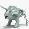 Triceratops 3D Model Rigged Basemesh Skeleton 3D Model Creature Guard 23