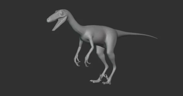 Troodon Basemesh 3D Model Free Download 3D Model Creature Guard 3