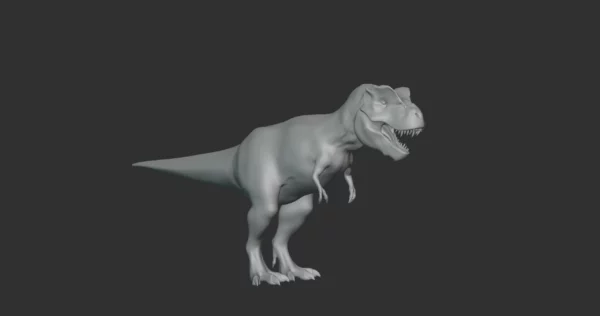 Tyrannolophosaur Basemesh 3D Model Free Download 3D Model Creature Guard 4