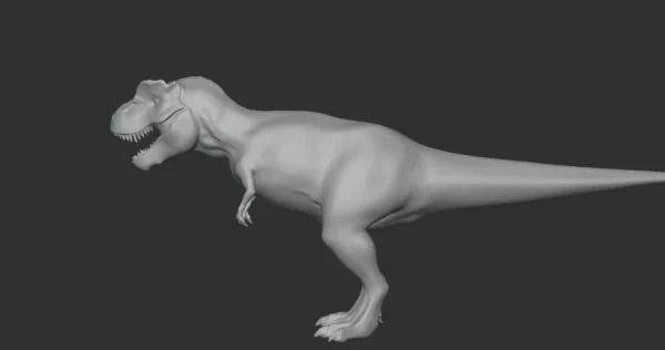 Tyrannolophosaur Basemesh 3D Model Free Download 3D Model Creature Guard 5