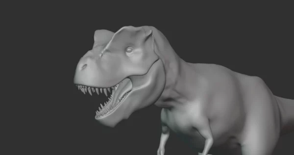 Tyrannolophosaur Basemesh 3D Model Free Download 3D Model Creature Guard 6