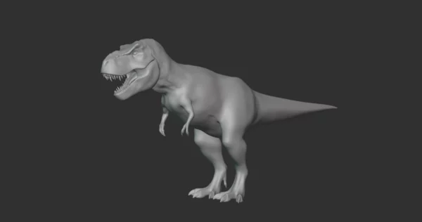 Tyrannosaurus Basemesh 3D Model Free Download 3D Model Creature Guard 3