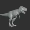 Tyrannosaurus Basemesh 3D Model Free Download 3D Model Creature Guard 12