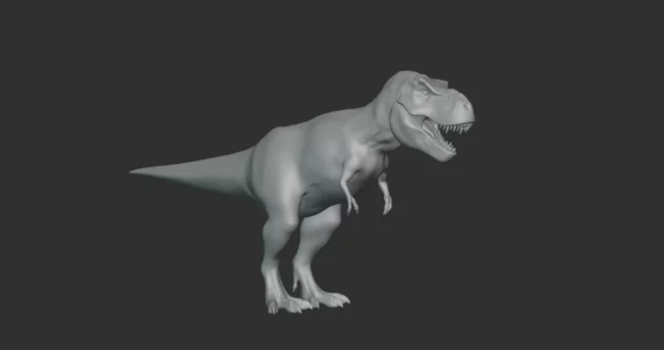 Tyrannosaurus Basemesh 3D Model Free Download 3D Model Creature Guard 4