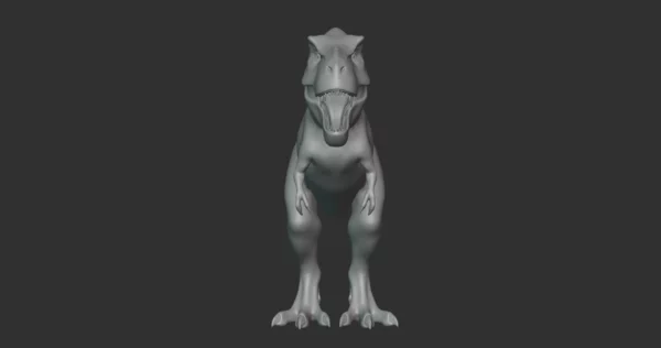 Tyrannosaurus Basemesh 3D Model Free Download 3D Model Creature Guard 5