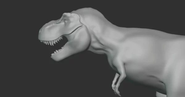 Tyrannosaurus Basemesh 3D Model Free Download 3D Model Creature Guard 7