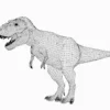 Tyrannosaurus Basemesh 3D Model Free Download 3D Model Creature Guard 16