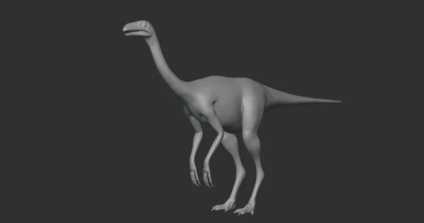 Unaysaurus Basemesh 3D Model Free Download 3D Model Creature Guard 3