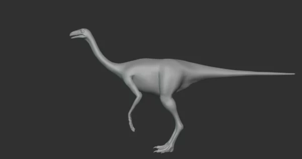 Unaysaurus Basemesh 3D Model Free Download 3D Model Creature Guard 5