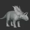 Utahceratops Basemesh 3D Model Free Download 3D Model Creature Guard 13