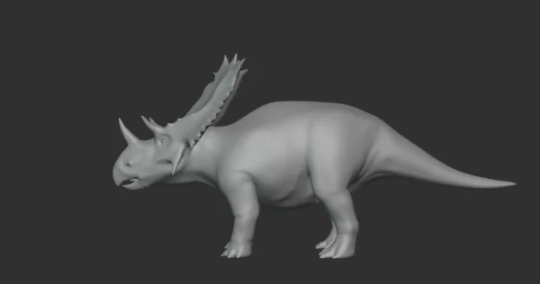 Utahceratops Basemesh 3D Model Free Download 3D Model Creature Guard 5