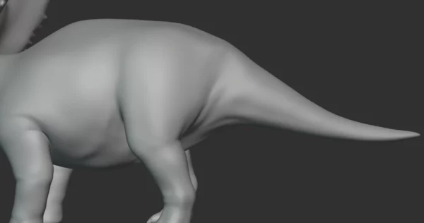 Utahceratops Basemesh 3D Model Free Download 3D Model Creature Guard 8