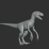 Velociraptor Basemesh 3D Model Free Download 3D Model Creature Guard 13