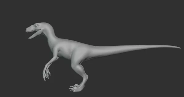 Velociraptor Basemesh 3D Model Free Download 3D Model Creature Guard 5