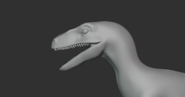 Velociraptor Basemesh 3D Model Free Download 3D Model Creature Guard 6