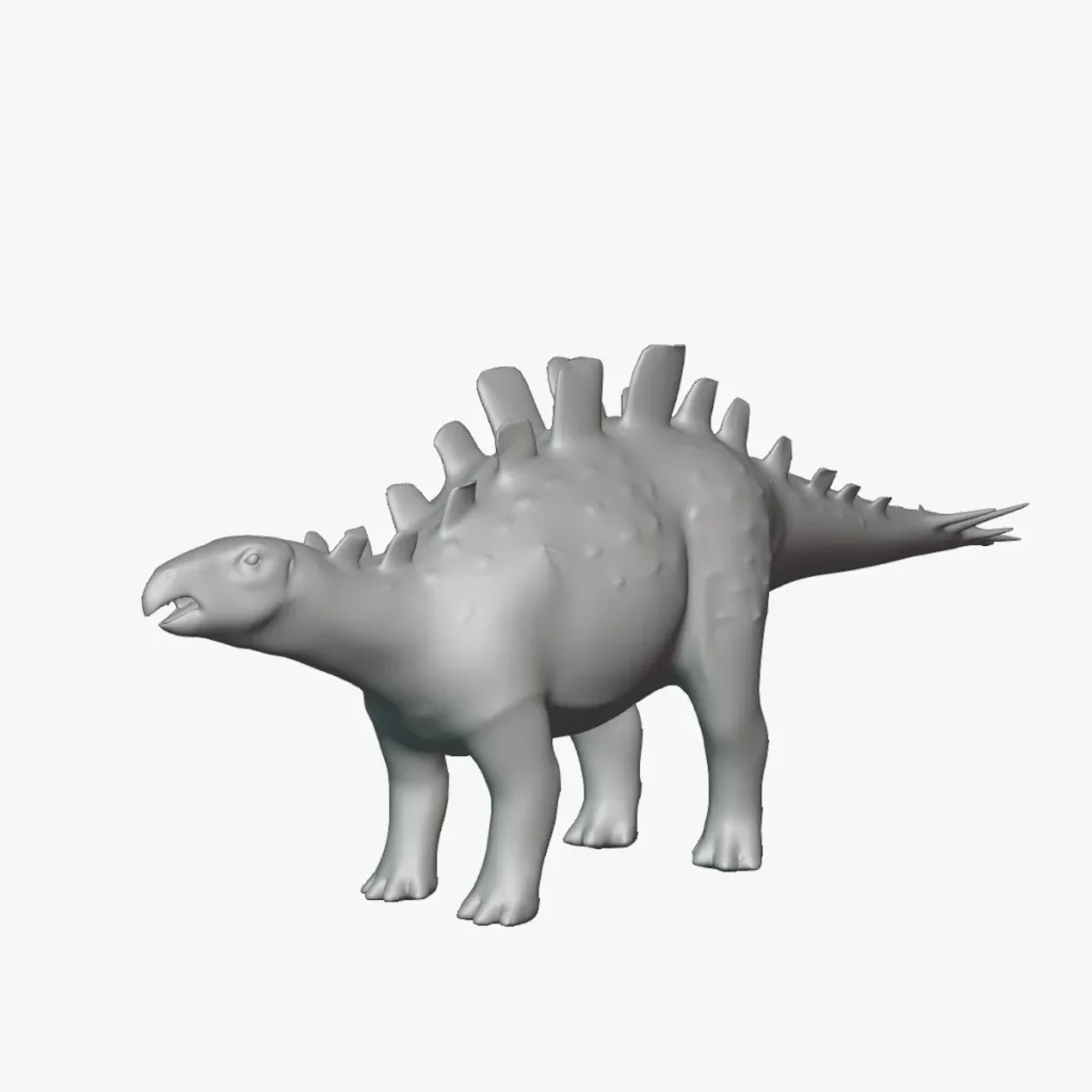 Wuerhosaurus Basemesh 3D Model Free Download | Creature Guard