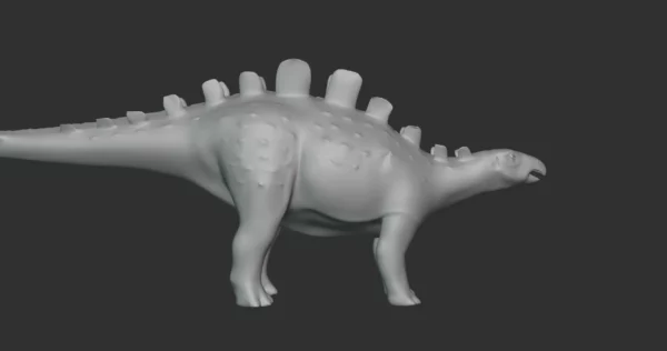 Wuerhosaurus Basemesh 3D Model Free Download 3D Model Creature Guard 5