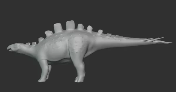 Wuerhosaurus Basemesh 3D Model Free Download 3D Model Creature Guard 6