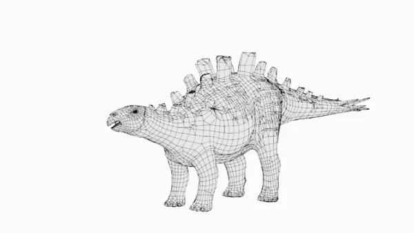 Wuerhosaurus Basemesh 3D Model Free Download 3D Model Creature Guard 9