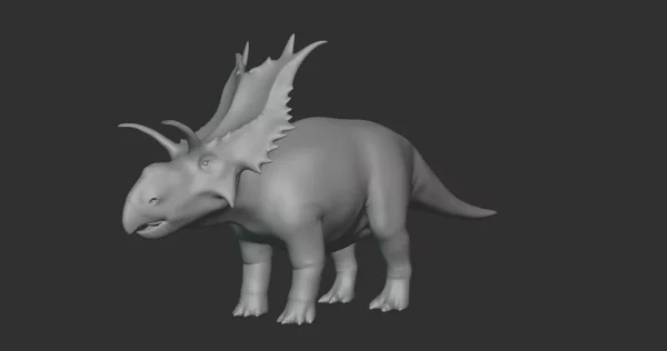 Xenoceratops Basemesh 3D Model Free Download 3D Model Creature Guard 3