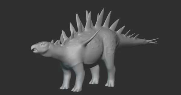 Yingshanosaurus Basemesh 3D Model Free Download 3D Model Creature Guard 3