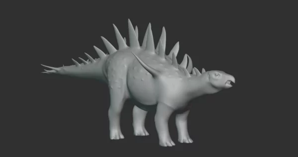 Yingshanosaurus Basemesh 3D Model Free Download 3D Model Creature Guard 4