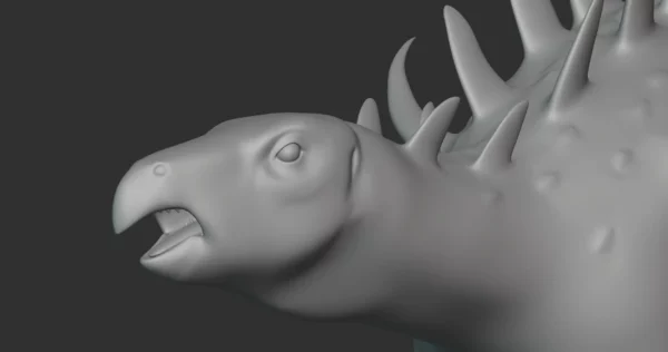 Yingshanosaurus Basemesh 3D Model Free Download 3D Model Creature Guard 6